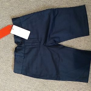NWT  NOVE' Boys size 7 slim fit navy blue dress shorts